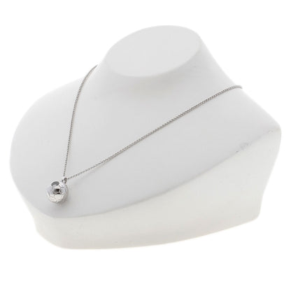 Chopard Happy Diamond Soccer Ball Necklace K18 White Gold Ladies [Used]