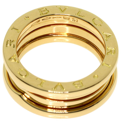 BVLGARI B.zero1 2 Band #51 Ring K18 Yellow Gold Ladies [Used]