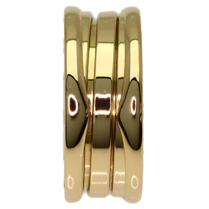 BVLGARI B.zero1 2 Band #51 Ring K18 Yellow Gold Ladies [Used]
