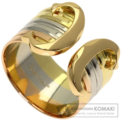 CARTIER 2C LM #49 Ring K18 Yellow Gold 18K Pink GoldLadies [Used]