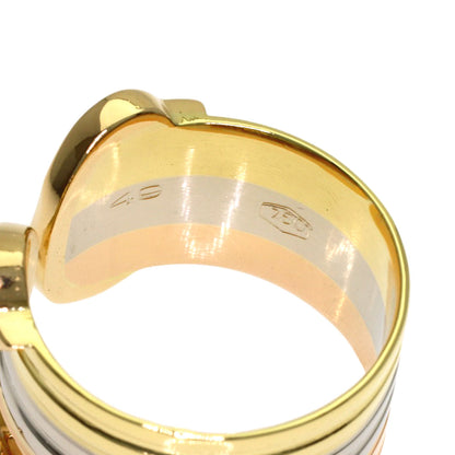 CARTIER 2C LM #49 Ring K18 Yellow Gold 18K Pink GoldLadies [Used]
