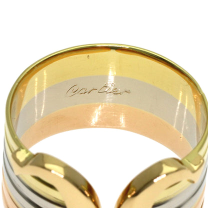 CARTIER 2C LM #49 Ring K18 Yellow Gold 18K Pink GoldLadies [Used]