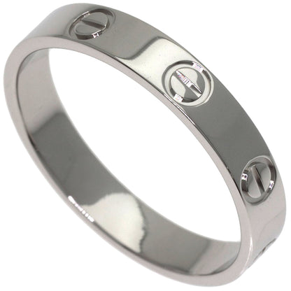 CARTIER Mini love ring #57 Ring Platinum PT950 Ladies [Used]