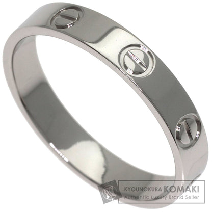 CARTIER Mini love ring #57 Ring Platinum PT950 Ladies [Used]