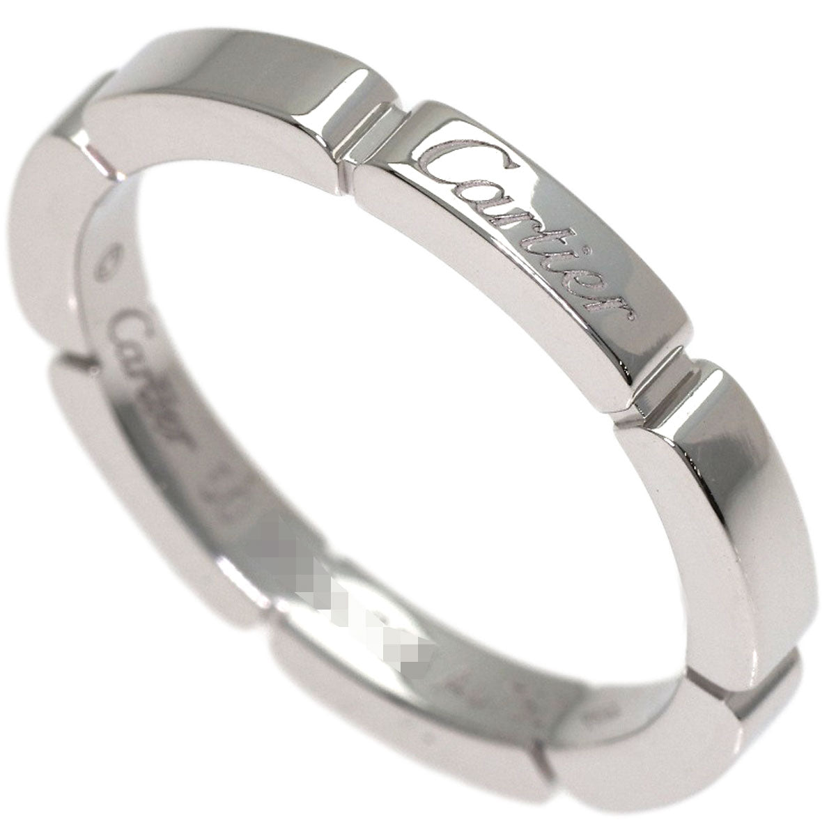 CARTIER Maillon PANTHERE #50 Ring K18 White Gold Ladies [Used]