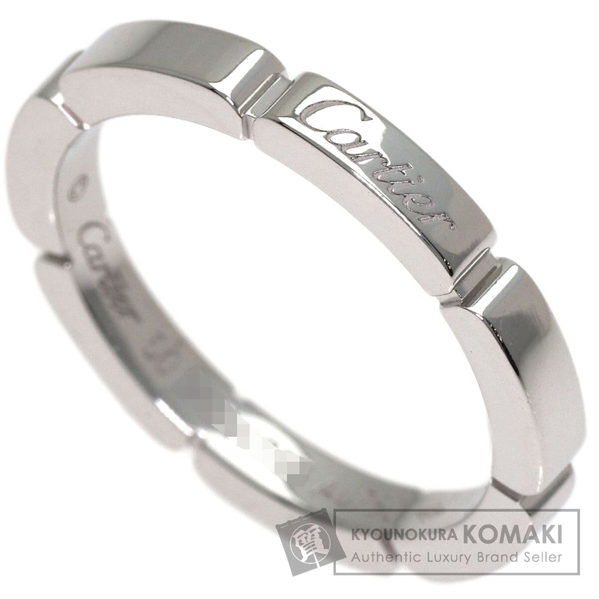 CARTIER Maillon PANTHERE #50 Ring K18 White Gold Ladies [Used]