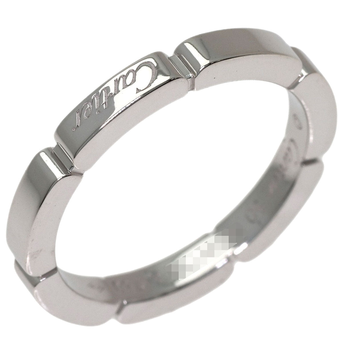 CARTIER Maillon PANTHERE #50 Ring K18 White Gold Ladies [Used]