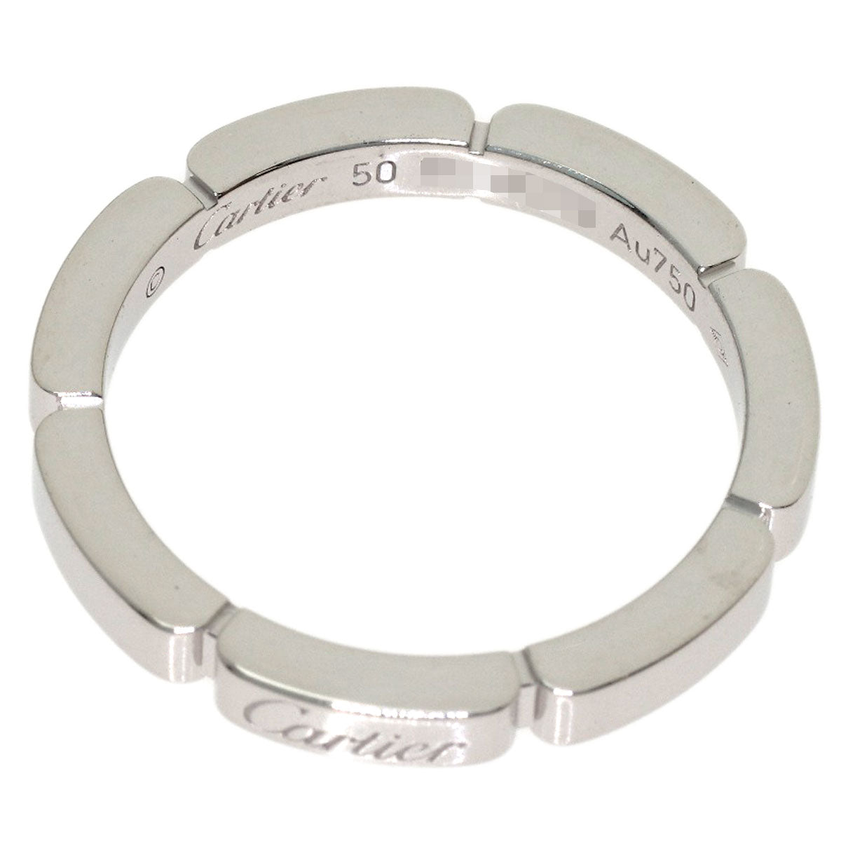 CARTIER Maillon PANTHERE #50 Ring K18 White Gold Ladies [Used]