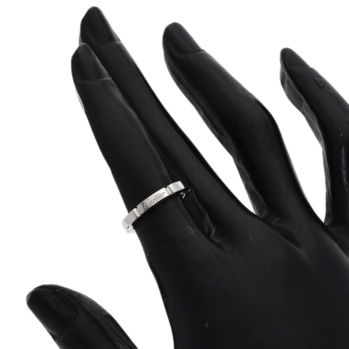 CARTIER Mayon PANTHERE #47 Ring K18 White Gold Ladies [Used]