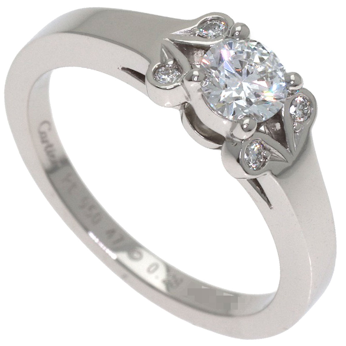 CARTIER Ballerina Diamond #47 Ring Platinum PT950 Ladies [Used]