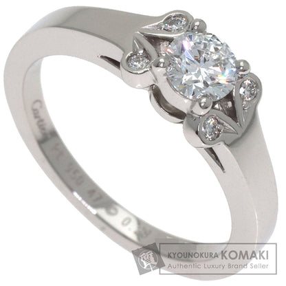 CARTIER Ballerina Diamond #47 Ring Platinum PT950 Ladies [Used]