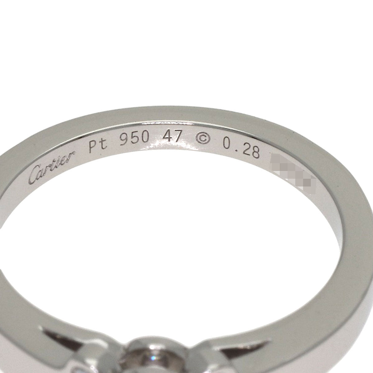 CARTIER Ballerina Diamond #47 Ring Platinum PT950 Ladies [Used]