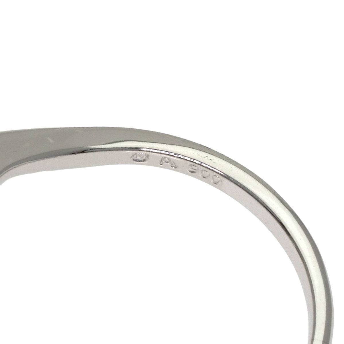 MIKIMOTO Leaf Pearl Pearl Diamond Ring Platinum PT900 Ladies [Used]