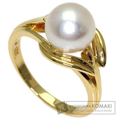 MIKIMOTO Pearl Pearl Ring K18 Yellow Gold Ladies [Used]