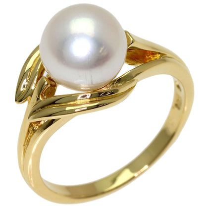 MIKIMOTO Pearl Pearl Ring K18 Yellow Gold Ladies [Used]