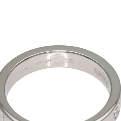 BVLGARI Double logo 1P Diamond Ring K18 White Gold Ladies [Used]