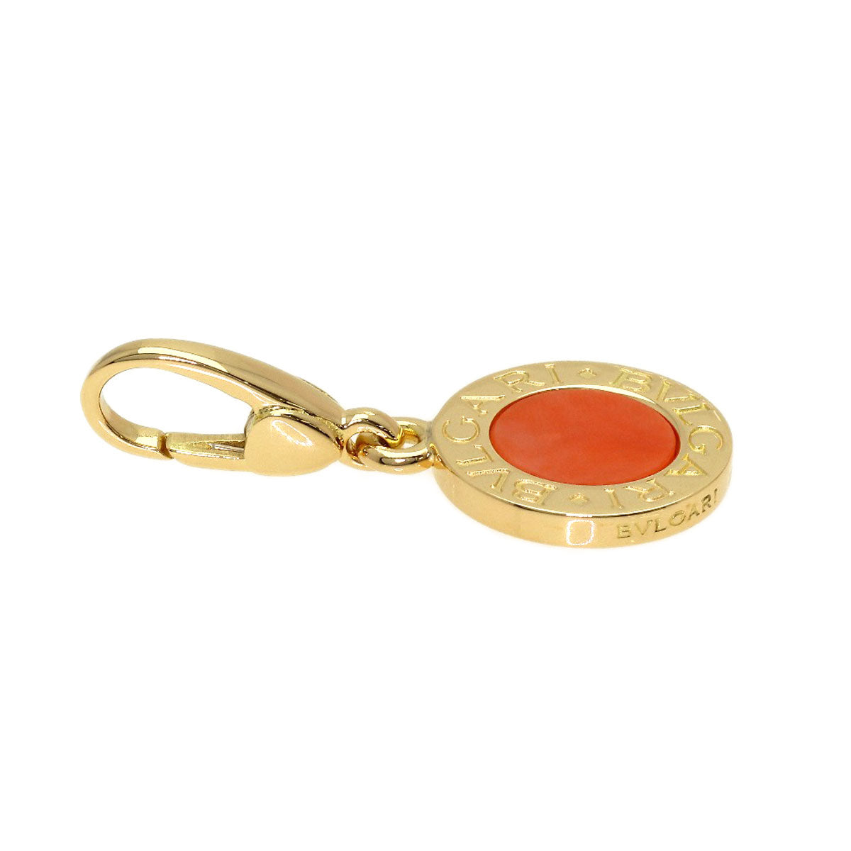 BVLGARI BVLGARI BVLGARI Coral Coral Pendant top K18 Yellow Gold Ladies [Used]