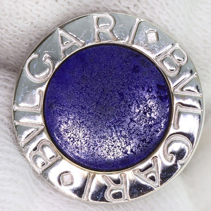 BVLGARI BVLGARI BVLGARI Lapis Lazuli & Azure stone cuffs K18 White Gold mens [Used]