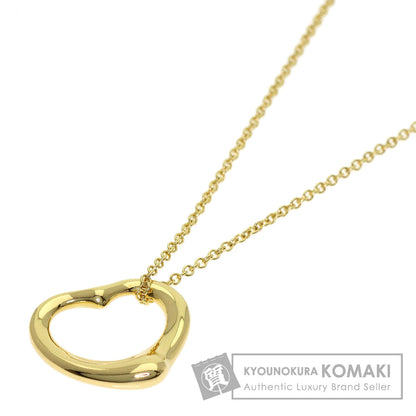 TIFFANY&Co. Open heart Necklace K18 Yellow Gold Ladies [Used]