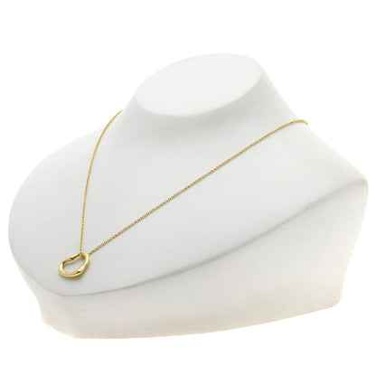 TIFFANY&Co. Open heart Necklace K18 Yellow Gold Ladies [Used]