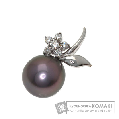 TASAKI Pearl Pearl Diamond Pendant top K18 White Gold Ladies [Used]