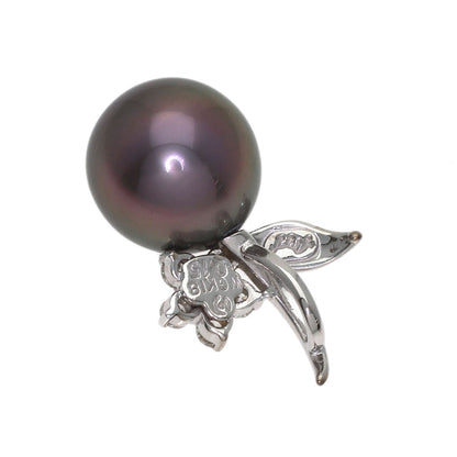 TASAKI Pearl Pearl Diamond Pendant top K18 White Gold Ladies [Used]