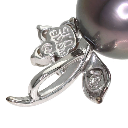 TASAKI Pearl Pearl Diamond Pendant top K18 White Gold Ladies [Used]