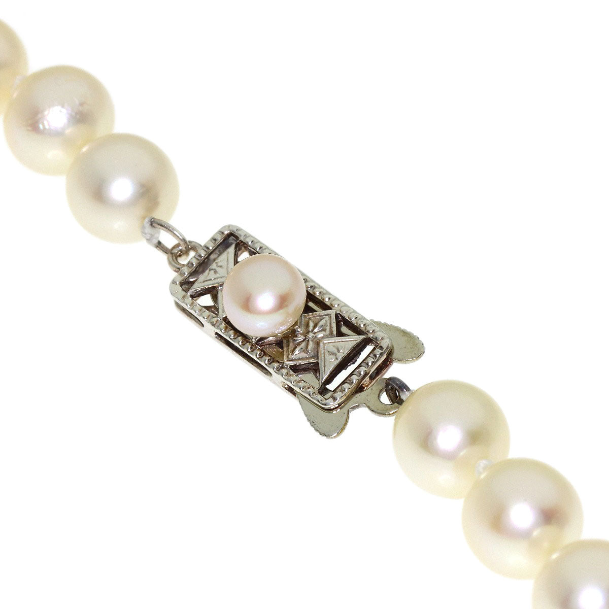 MIKIMOTO Akoya pearl Pearl Necklace Silver Ladies [Used]
