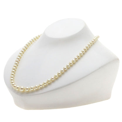 MIKIMOTO Pearl Pearl Necklace Silver Ladies [Used]
