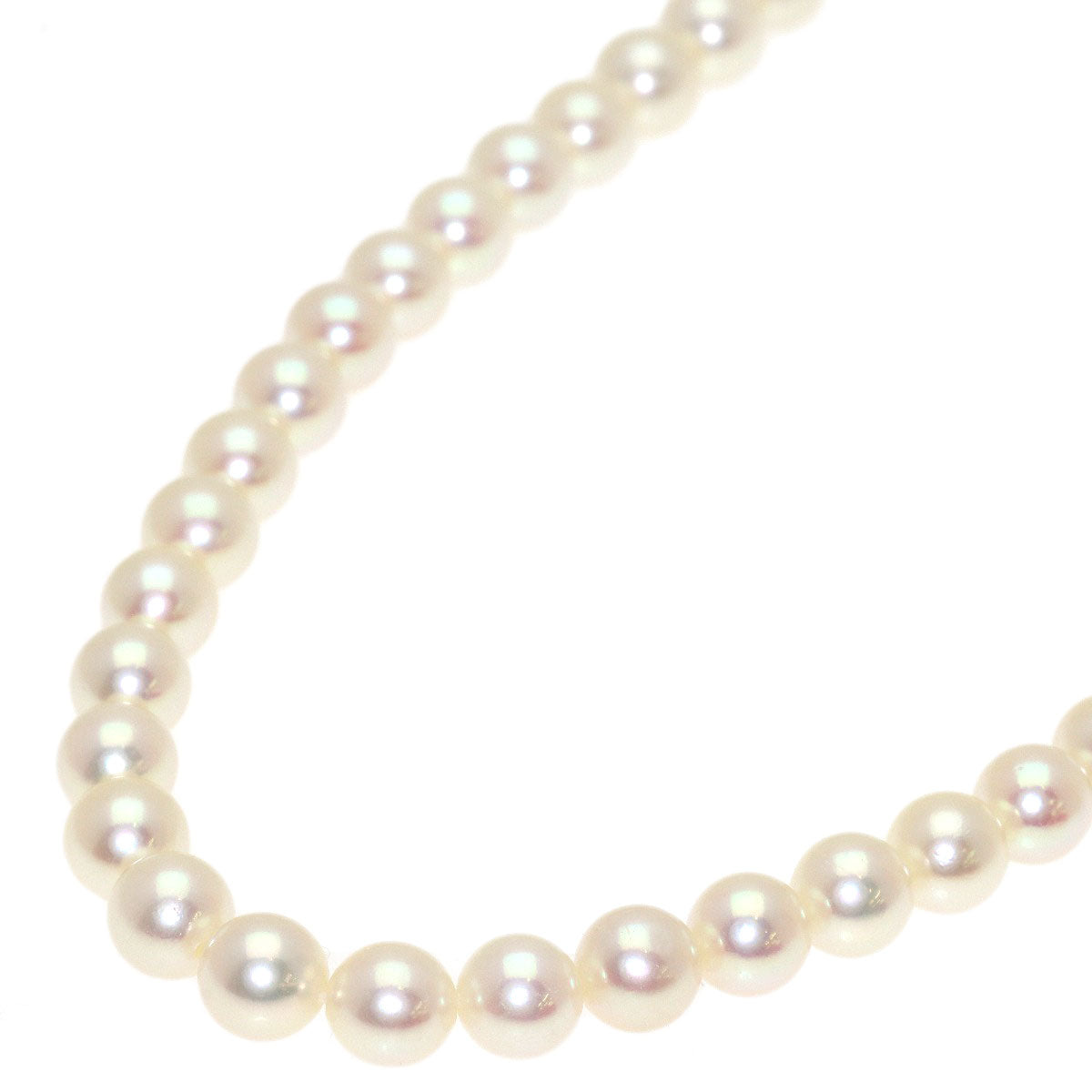 MIKIMOTO Pearl Pearl Earring 2-piece set Necklace Silver Ladies [Used]