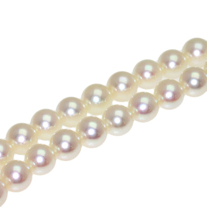 MIKIMOTO Pearl Pearl Earring 2-piece set Necklace Silver Ladies [Used]