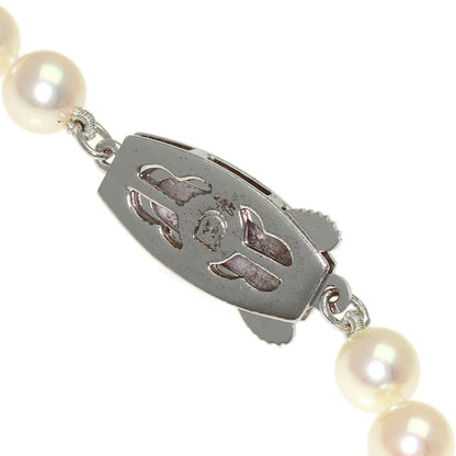 MIKIMOTO Pearl Pearl Earring 2-piece set Necklace Silver Ladies [Used]