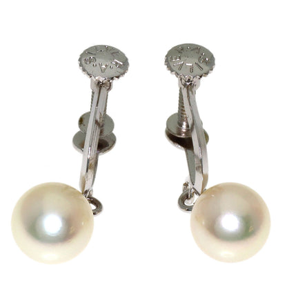 MIKIMOTO Pearl Pearl Earring 2-piece set Necklace Silver Ladies [Used]