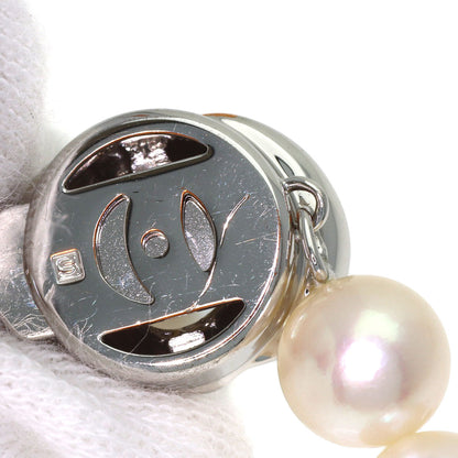 TASAKI Pearl Pearl Earring 2-piece set Necklace Silver Ladies [Used]