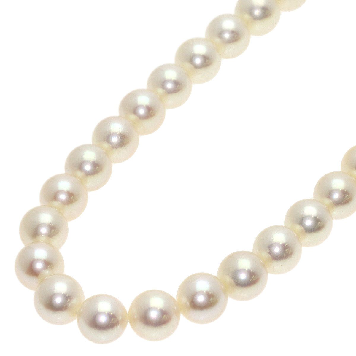 TASAKI Pearl Pearl Earring 2-piece set Necklace Silver Ladies [Used]