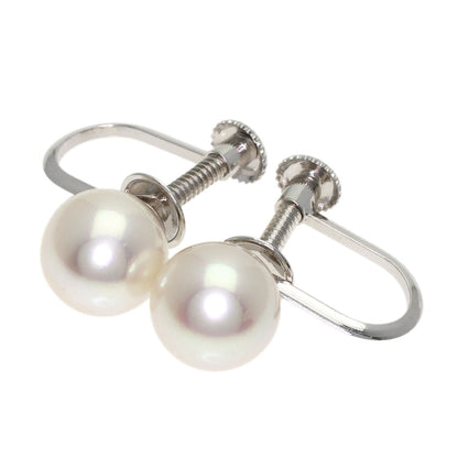 TASAKI Pearl Pearl Earring 2-piece set Necklace Silver Ladies [Used]