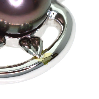 TASAKI Pearl Pearl Brooch K14 White Gold Ladies [Used]