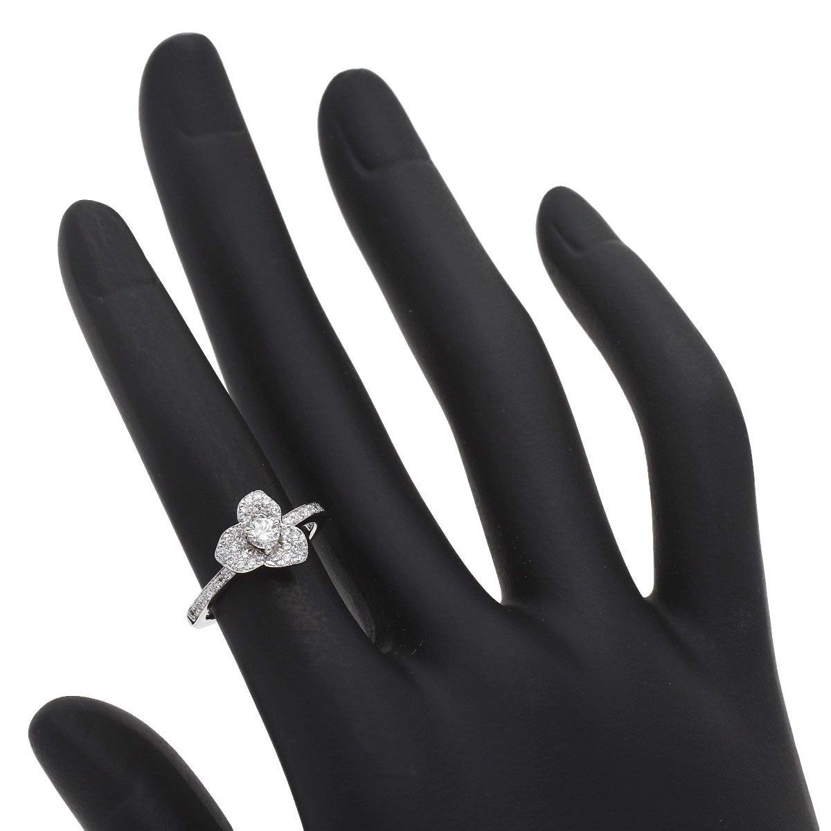PIAGET Rose Diamond #48 Ring K18 White Gold Ladies [Used]