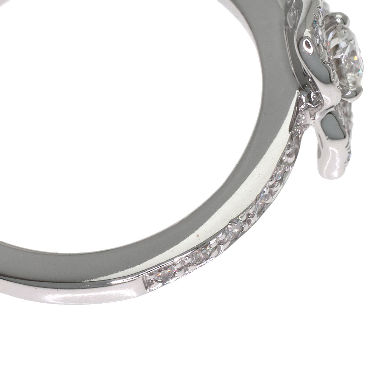 PIAGET Rose Diamond #48 Ring K18 White Gold Ladies [Used]