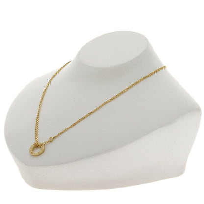 CARTIER Love circle Diamond Necklace K18 Yellow Gold Ladies [Used]