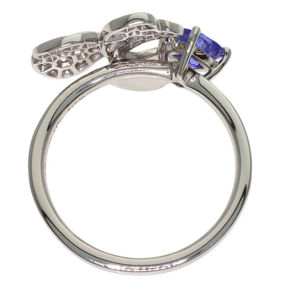 TIFFANY&Co. Paper Flower Tanzanite Diamond Ring Platinum PT950 Ladies [Used]