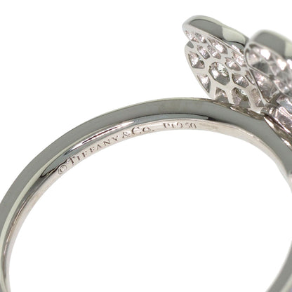 TIFFANY&Co. Paper Flower Tanzanite Diamond Ring Platinum PT950 Ladies [Used]
