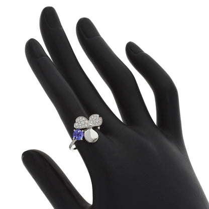 TIFFANY&Co. Paper Flower Tanzanite Diamond Ring Platinum PT950 Ladies [Used]