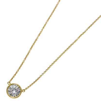 TIFFANY&Co. By The Yard 1P Diamond Necklace K18 Yellow Gold Ladies [Used]