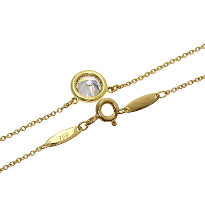 TIFFANY&Co. By The Yard 1P Diamond Necklace K18 Yellow Gold Ladies [Used]
