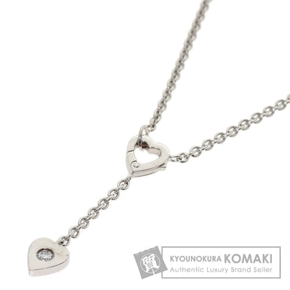 CARTIER Monamour 1P Diamond Necklace K18 White Gold Ladies [Used]
