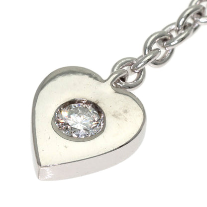 CARTIER Monamour 1P Diamond Necklace K18 White Gold Ladies [Used]