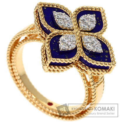 Roberto Coin Princess Flower Diamond Ring K18 Yellow Gold 7g　Ladies