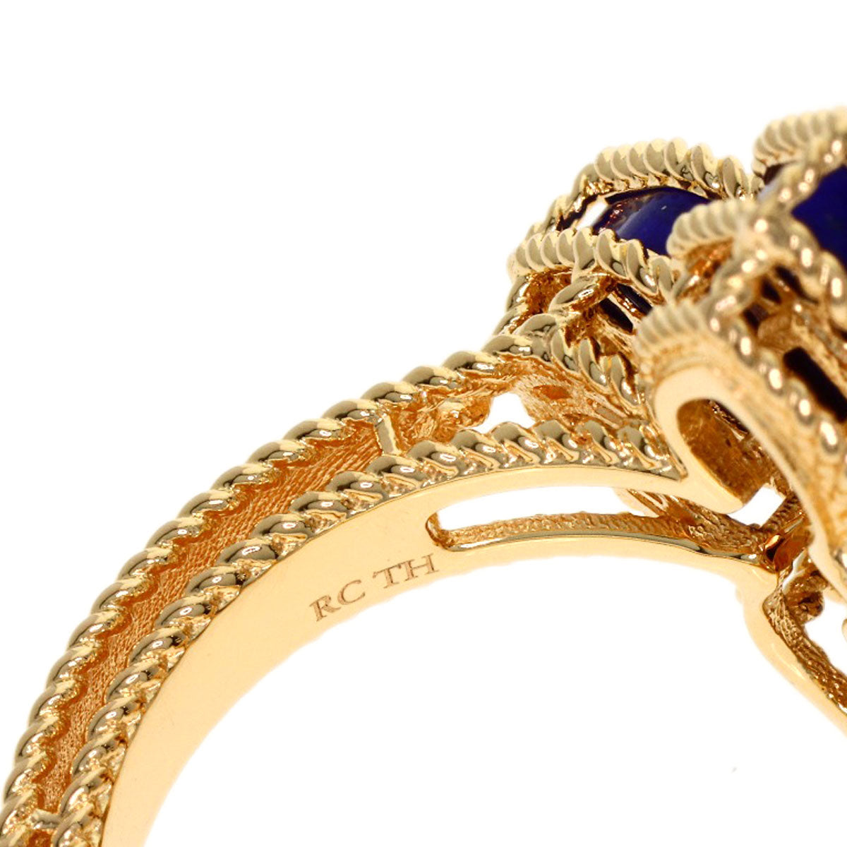 Roberto Coin Princess Flower Diamond Ring K18 Yellow Gold 7g　Ladies