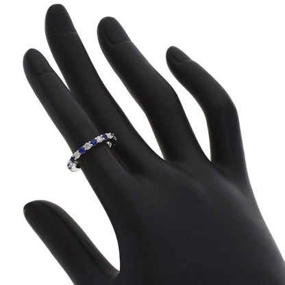 HARRY WINSTON Round-cut sapphire and diamond Ring Platinum PT950 Ladies [Used]